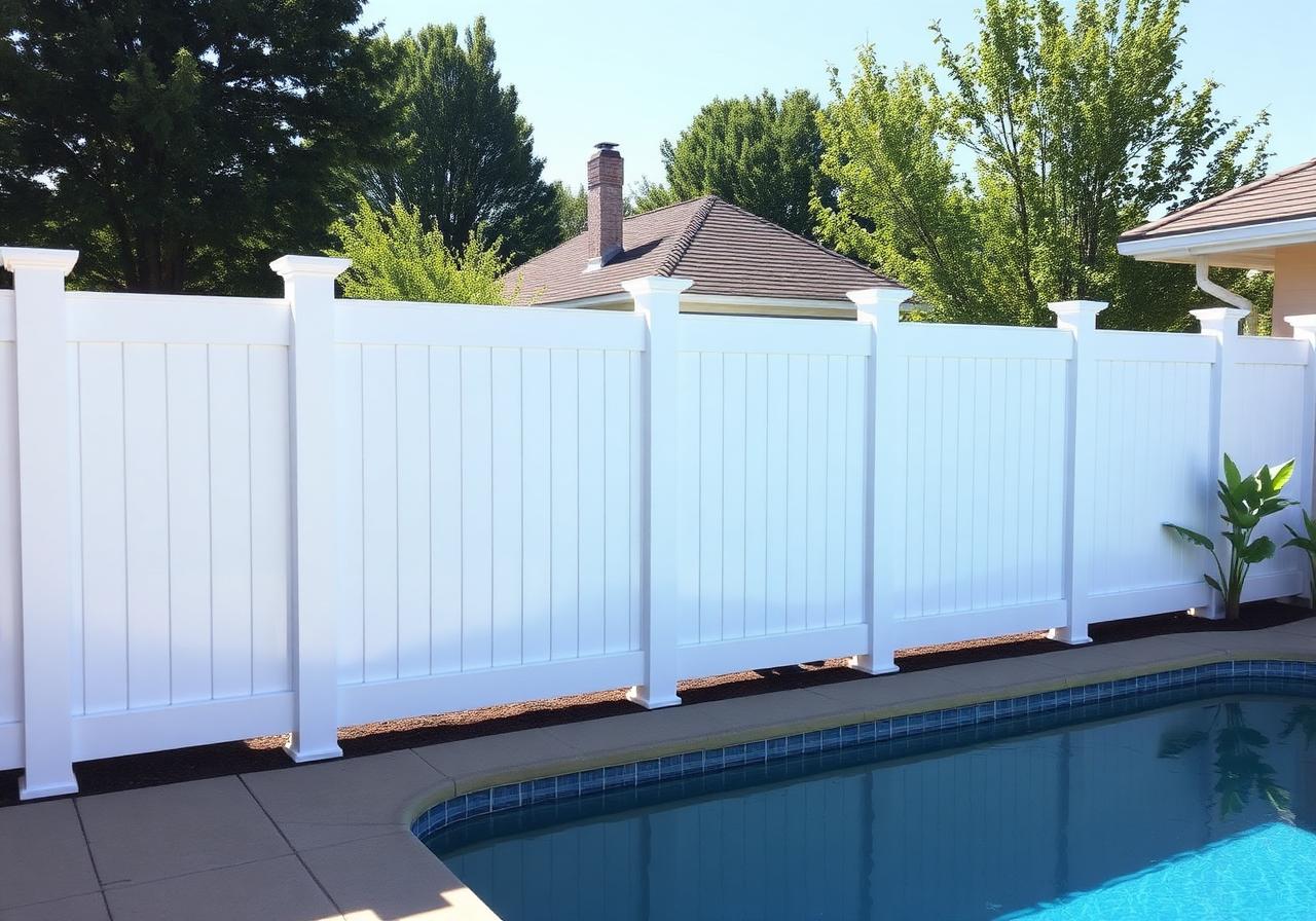 PVC / Vinyl Fence installation in South Florida
